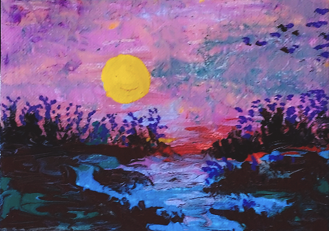 Pink Harvest Pond